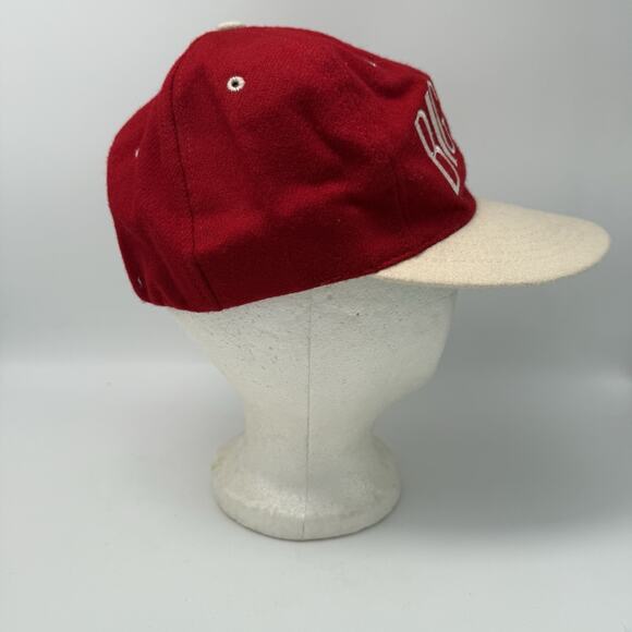 Vintage The Skin Game Big Horn Embroidered Wool Hat PGA Tour Golf Stretch Back - Picture 6 of 9